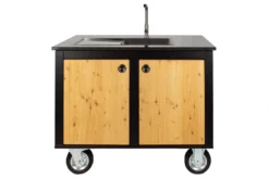 Der Merklinger Outdoor Modul "Toni" (2 Türen + Spülbecken – Armatur) -Silca BQQ Geschaft 002 dermerklinger holzbackofen grill pizzaofen spuelmodul outdoorkueche jpg