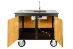 Der Merklinger Outdoor Modul "Toni" (2 Türen + Spülbecken – Armatur) -Silca BQQ Geschaft 003 dermerklinger holzbackofen grill pizzaofen spuelmodul outdoorkueche jpg