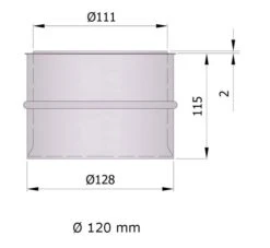 Wandfutter Doppelwandig Rauchrohr Stahl Unlackiert -Silca BQQ Geschaft 12 750gnxiomu2rvx9z