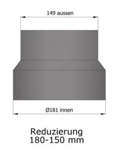 Reduzierung Rauchrohr Stahl Hellgrau, Weit-eng -Silca BQQ Geschaft 15 920cgufxopsaxn8l