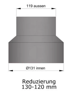 Reduzierung Rauchrohr Stahl Hellgrau, Weit-eng -Silca BQQ Geschaft 15 937wxqdflbmmmq3e