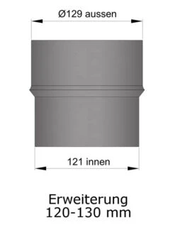 Erweiterung Rauchrohr Stahl Hellgrau, Eng-weit -Silca BQQ Geschaft 15 939xsjn2mxaapnou