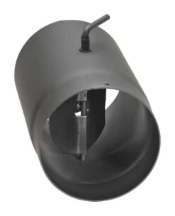 Rauchrohr Stahl 250 Mm Schwarz Mit Drosselklappe -Silca BQQ Geschaft 1829 1