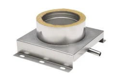 Konsolplatte Mit Ablauf Edelstahl Doppelwandig Sockel Eckig Design - Eka Cosmos D 25