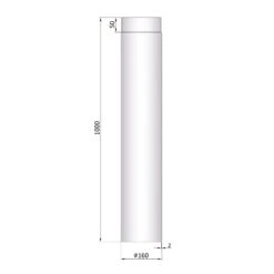 Rauchrohr Stahl 1000 Mm Unlackiert -Silca BQQ Geschaft 26 150rp9z8i9vbebcw