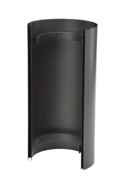 Hitzeschild Doppelwandig Für Rauchrohr Stahl 460 Mm Ø 150 Mm Schwarz