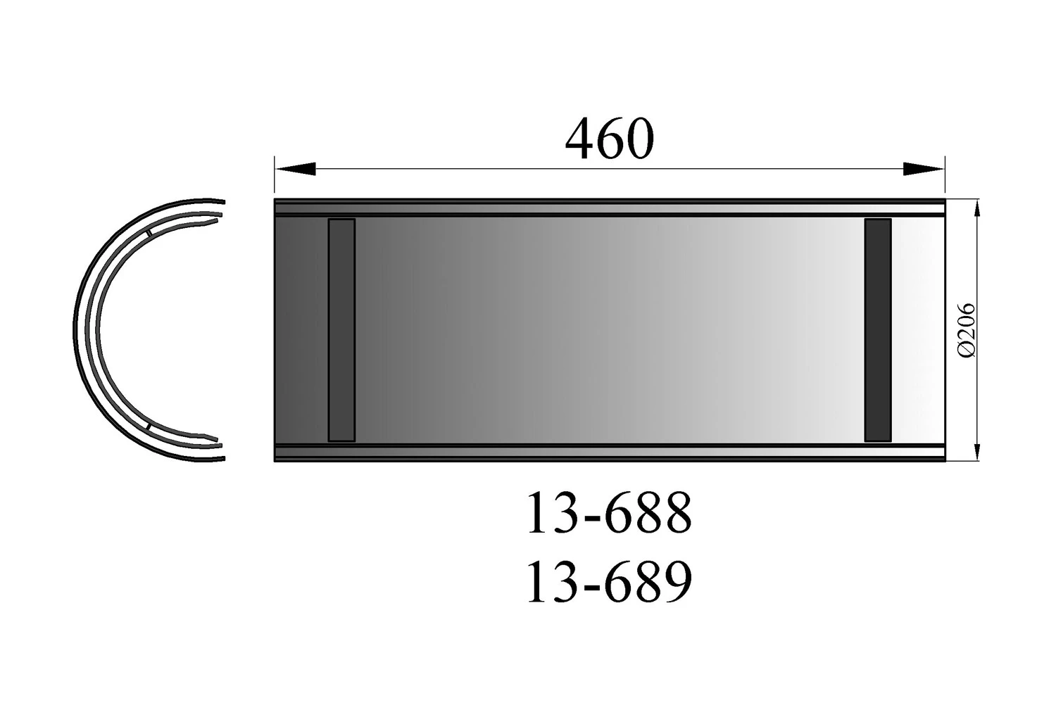 Hitzeschild Doppelwandig Für Rauchrohr Stahl 460 Mm Ø 150 Mm Schwarz 4 Hitzeschild Doppelwandig Für Rauchrohr Stahl 460 Mm Ø 150 Mm Schwarz – Bild 4