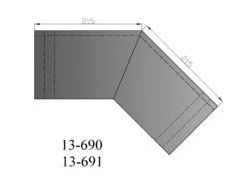 Hitzeschild Doppelwandig Für Rauchrohrbogen Stahl 45° Ø 150 Mm Schwarz 6 Hitzeschild Doppelwandig Für Rauchrohrbogen Stahl 45° Ø 150 Mm Schwarz -Silca BQQ Geschaft 2949 2