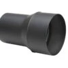 Steckverbinder, Reduzierung, Muffe-Muffe Für Pelletrohr Schwarz