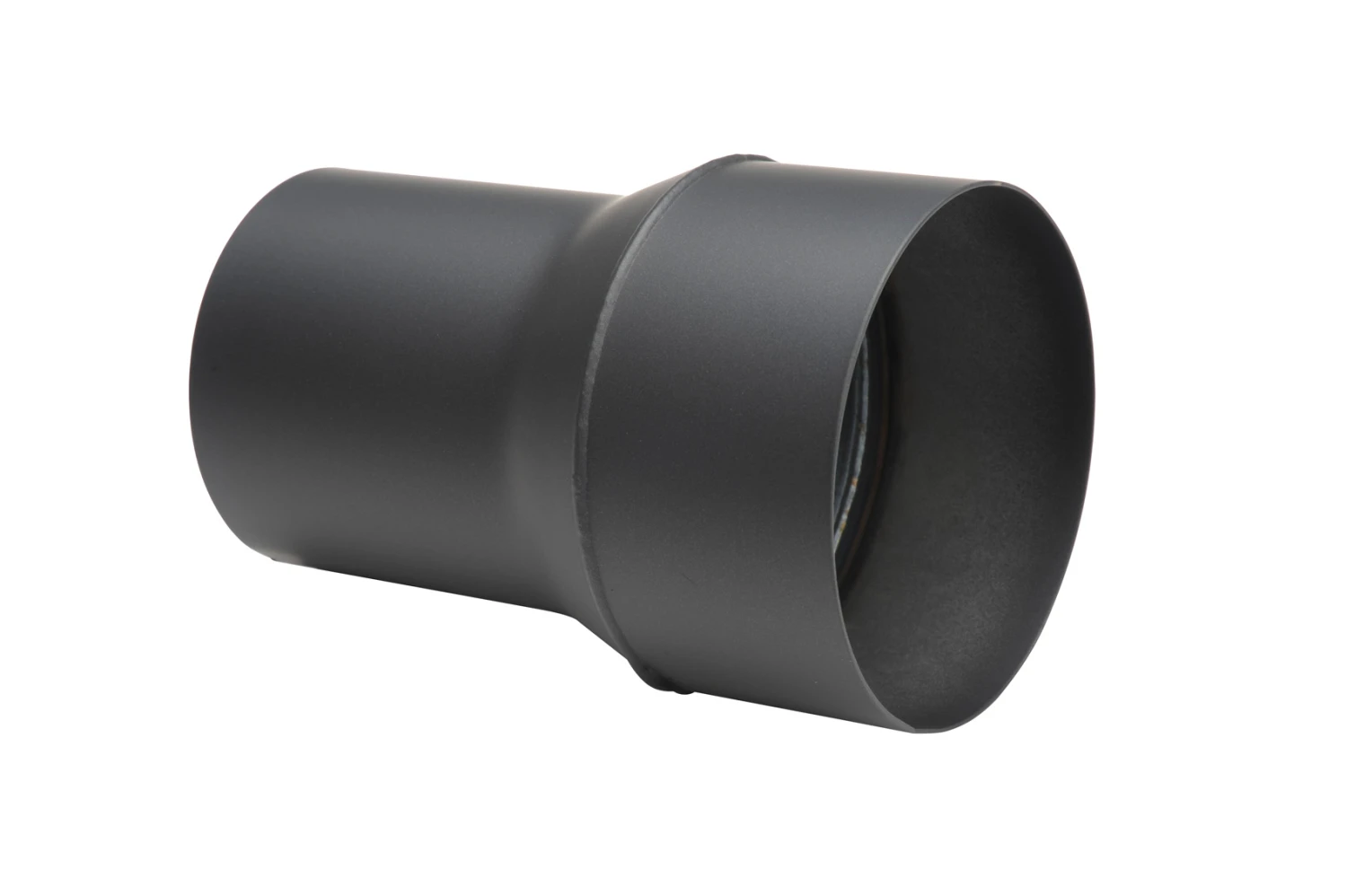 Steckverbinder, Reduzierung, Muffe-Muffe Für Pelletrohr Schwarz 1 Steckverbinder, Reduzierung, Muffe-Muffe Für Pelletrohr Schwarz