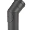 Pellet-Ofenrohrbogen Stahl 45° Schwarz Mit Putztür