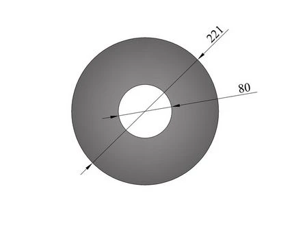 Wandrosette Pellet-Ofenrohr Randbreite 70 Mm Schwarz 3 Wandrosette Pellet-Ofenrohr Randbreite 70 Mm Schwarz – Bild 3