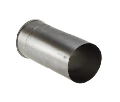 Doppelwandfutter Pellet-Ofenrohr Stahl 300 Mm Lang Unlackiert -Silca BQQ Geschaft 5599 1