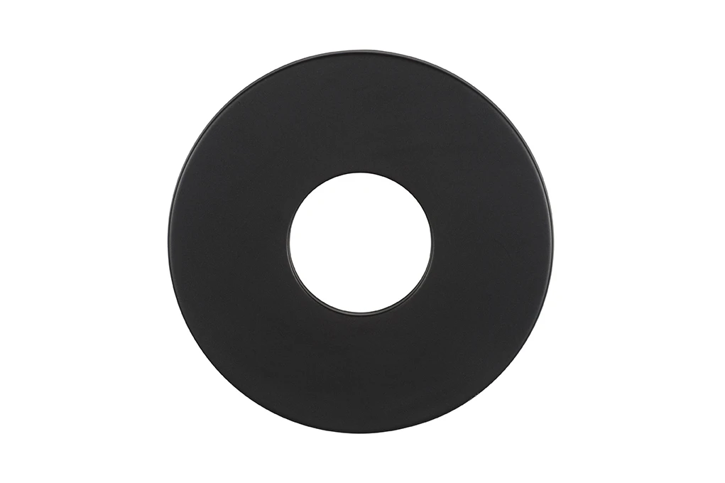 Wandrosette Pellet-Ofenrohr Randbreite 70 Mm Schwarz 1 Wandrosette Pellet-Ofenrohr Randbreite 70 Mm Schwarz