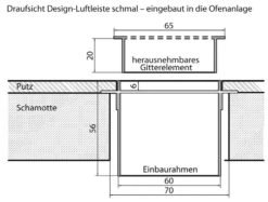 Design-Blende D2 Für Luftleiste Weiß -Silca BQQ Geschaft 710f9587436f626747d852906ca7f74f