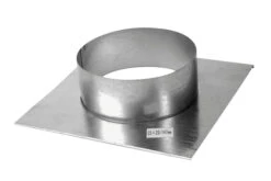 Stutzenblech 35 X 15 Cm Mit Anschlussstutzen