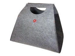 Holztasche FILZWERK Grau, 53 X 60 X 40 Cm