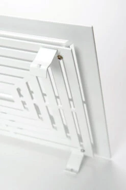 Design Lüftungsgitter 45 X 23 Cm Mit Einbaurahmen Weiß - Weiß -Silca BQQ Geschaft e17a9799193379b8e058c129b9eaf64b