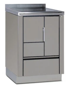 Holzherd Greithwald Tyrola TRA 60, 6 KW -Silca BQQ Geschaft tr a60 edelstahl