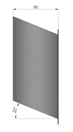 Wandfutter Rauchrohr Stahl Ø 150 Mm Unlackiert, Gewinkelt -Silca BQQ Geschaft winkelung 22 gradlx7rzgz4atbol